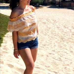 AEO off shoulder top